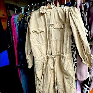 Good American jumpsuit cream new without tags